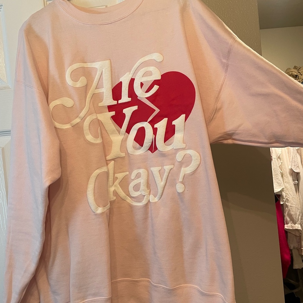 Tristen Ikaika “are you okay” crewneck